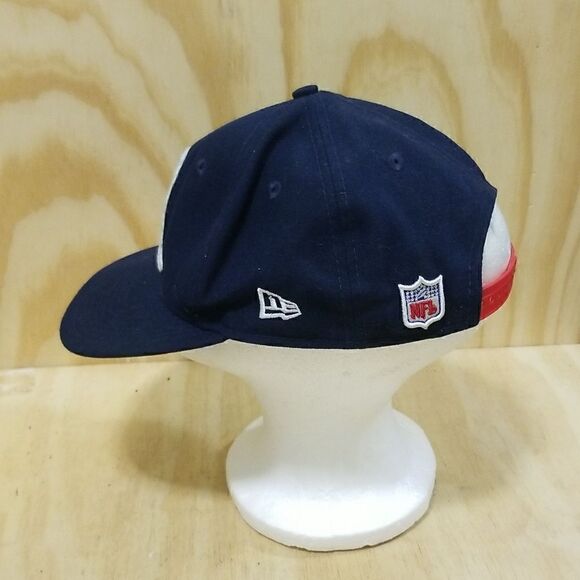 Vintage New England Patriots New Era NFL Vintage Blue Red Snapback Hat Ball Cap - Picture 5 of 7